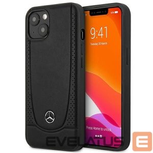Tagakaaned Mercedes-Benz  Mercedes MEHCP14MARMBK iPhone 14 Plus 6.7 "black / black hardcase Leather Urban 