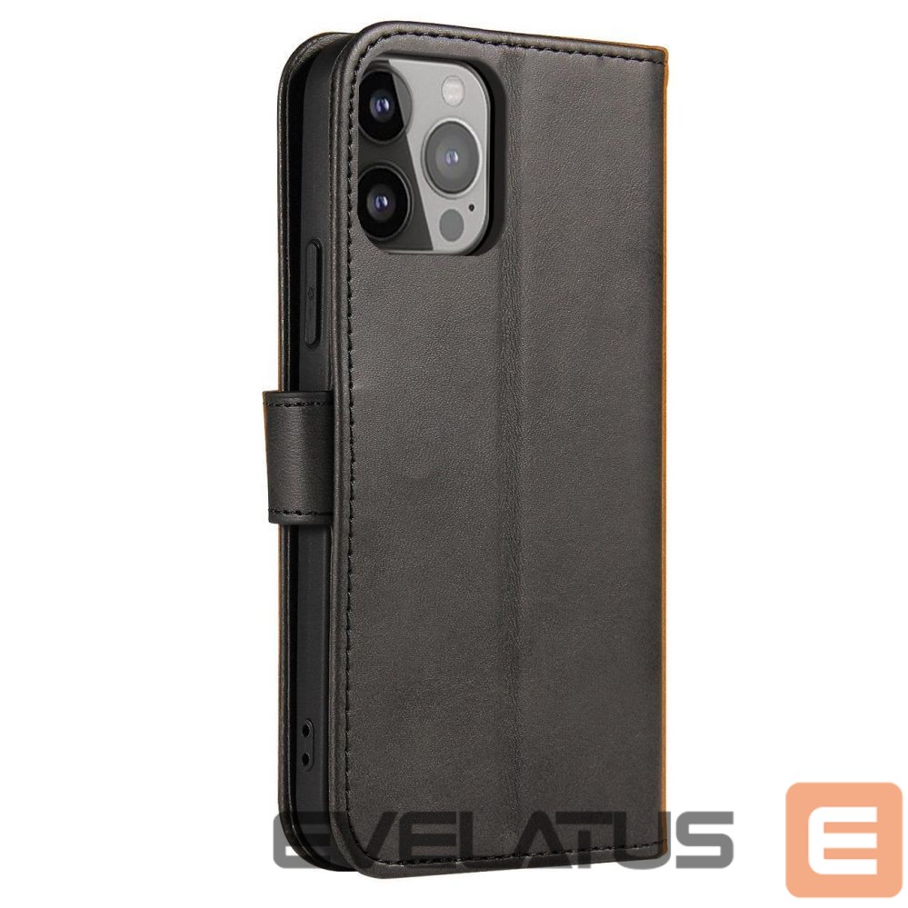 Tagakaaned Hurtel Magnet Case for Huawei Mate 50 Pro cover with flip wallet stand black