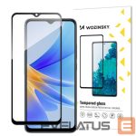 Kaitseklaasid Wozinsky  Wozinsky Full Glue Tempered Glass Tempered Glass For Oppo A17 9H Full Screen Cover With Black Frame 