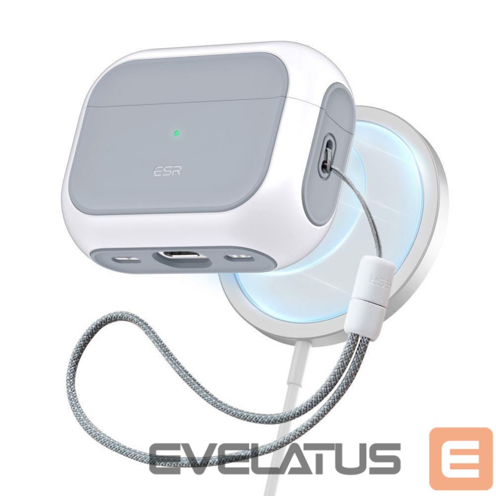 Tagakaaned ESR ESR Orbit Halolock with MagSafe for Apple AirPods Pro 1 / 2 - White