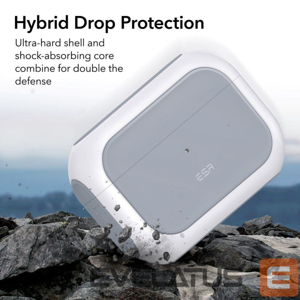 Tagakaaned ESR ESR Orbit Halolock with MagSafe for Apple AirPods Pro 1 / 2 - White