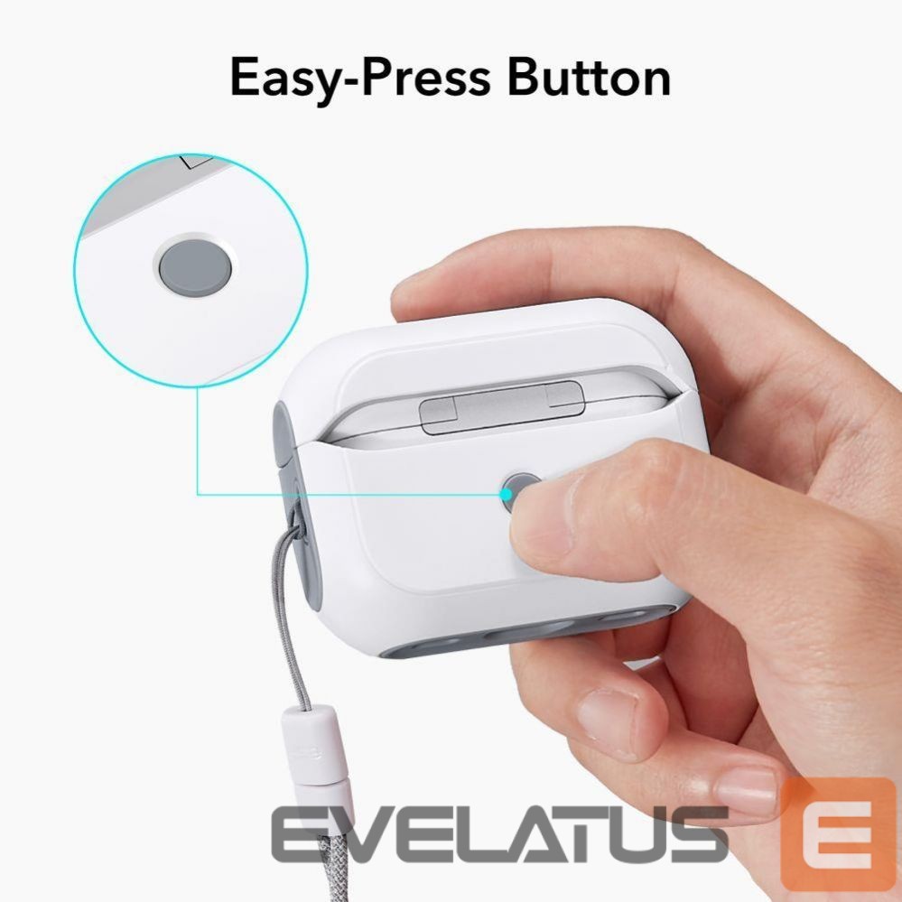 Tagakaaned ESR ESR Orbit Halolock with MagSafe for Apple AirPods Pro 1 / 2 - White