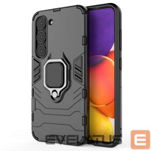 Tagakaaned Hurtel - Ring Armor case for Samsung Galaxy S23 armored cover magnetic holder ring black 