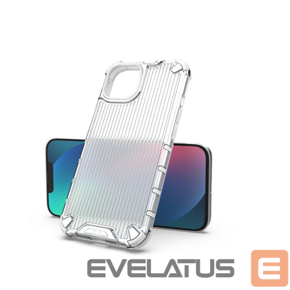 Tagakaaned Hurtel Ombre Protect Case for iPhone 14 pink and blue armored case