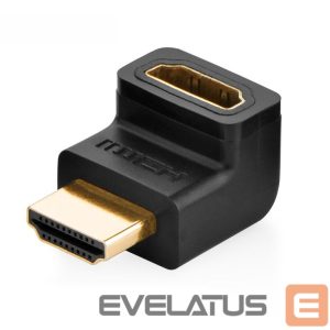 Kaabel Ugreen  HDMI (male) - HDMI (female) black adapter (HD112) Black