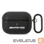 Tagakaaned Mercedes-Benz  AMG Leather Big Logo case for AirPods Pro - black 