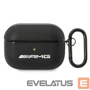 Tagakaaned Mercedes-Benz  AMG Leather Big Logo case for AirPods Pro - black 