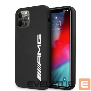 Tagakaaned Mercedes-Benz  AMG Silicone Big Logo case for iPhone 12 Pro Max - black 
