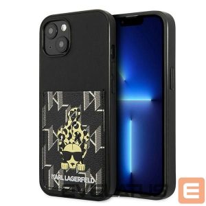 Tagakaaned Karl Lagerfeld  Karl Lagerfeld Karlimals Cardslot case for iPhone 13 - black 