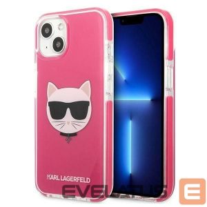 Tagakaaned Karl Lagerfeld  Karl Lagerfeld Choupette Head case for iPhone 13 - fuchsia 