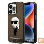 Tagakaaned Karl Lagerfeld  Karl Lagerfeld KLHCP14LHNIKTCK iPhone 14 Pro 6.1" black/black hardcase Ikonik Karl Lagerfeld 