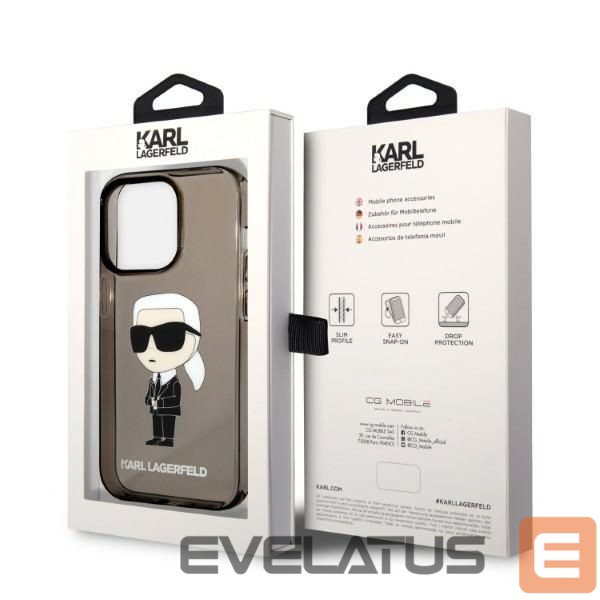 Tagakaaned Karl Lagerfeld Karl Lagerfeld Ikonik Karl case for iPhone 14 Pro Max - black