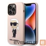 Tagakaaned Karl Lagerfeld  Karl Lagerfeld Silicone Ikonik MagSafe case for iPhone 14 Pro - pink 
