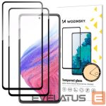 Kaitseklaasid Wozinsky  Wozinsky 2x Full Glue Tempered Glass Samsung Galaxy A54 5G 9H Full Screen Tempered Glass with Black Frame 
