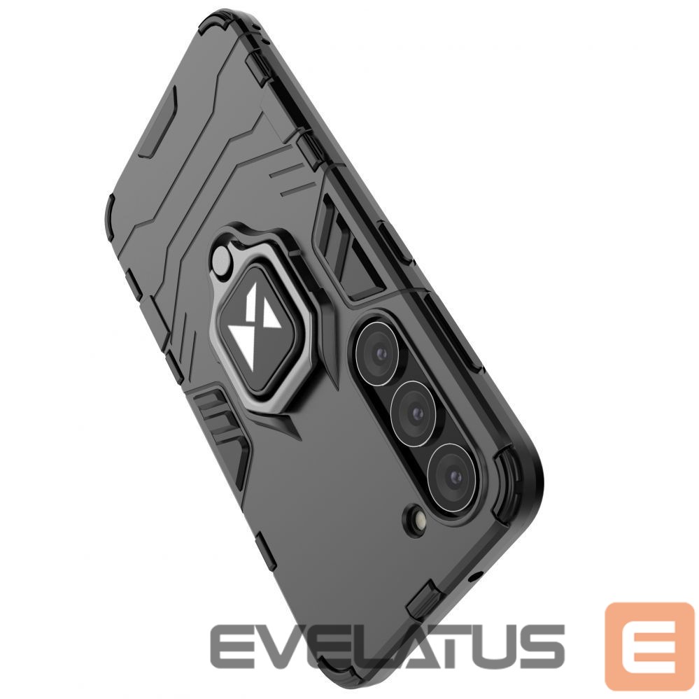 Tagakaaned Wozinsky Wozinsky Ring Armor case for Samsung Galaxy S23+ armored cover magnetic holder ring black