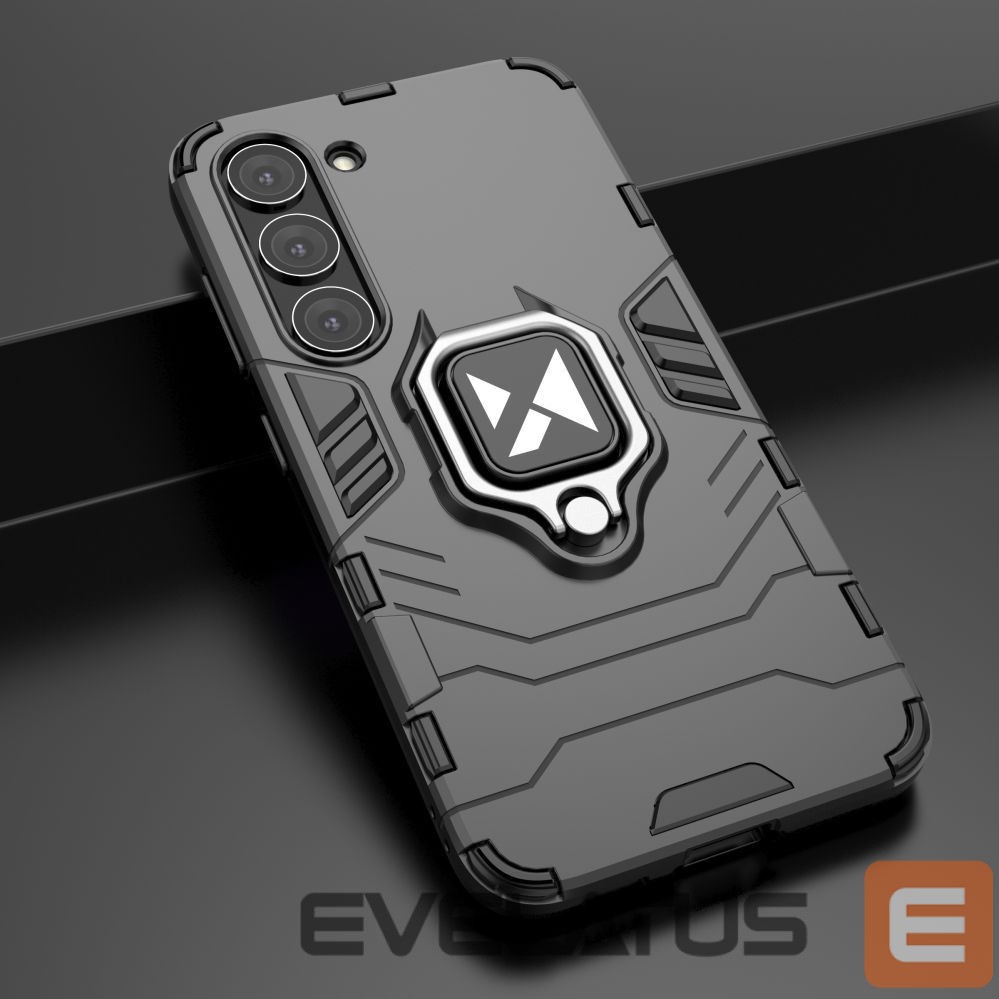 Tagakaaned Wozinsky Wozinsky Ring Armor case for Samsung Galaxy S23+ armored cover magnetic holder ring black