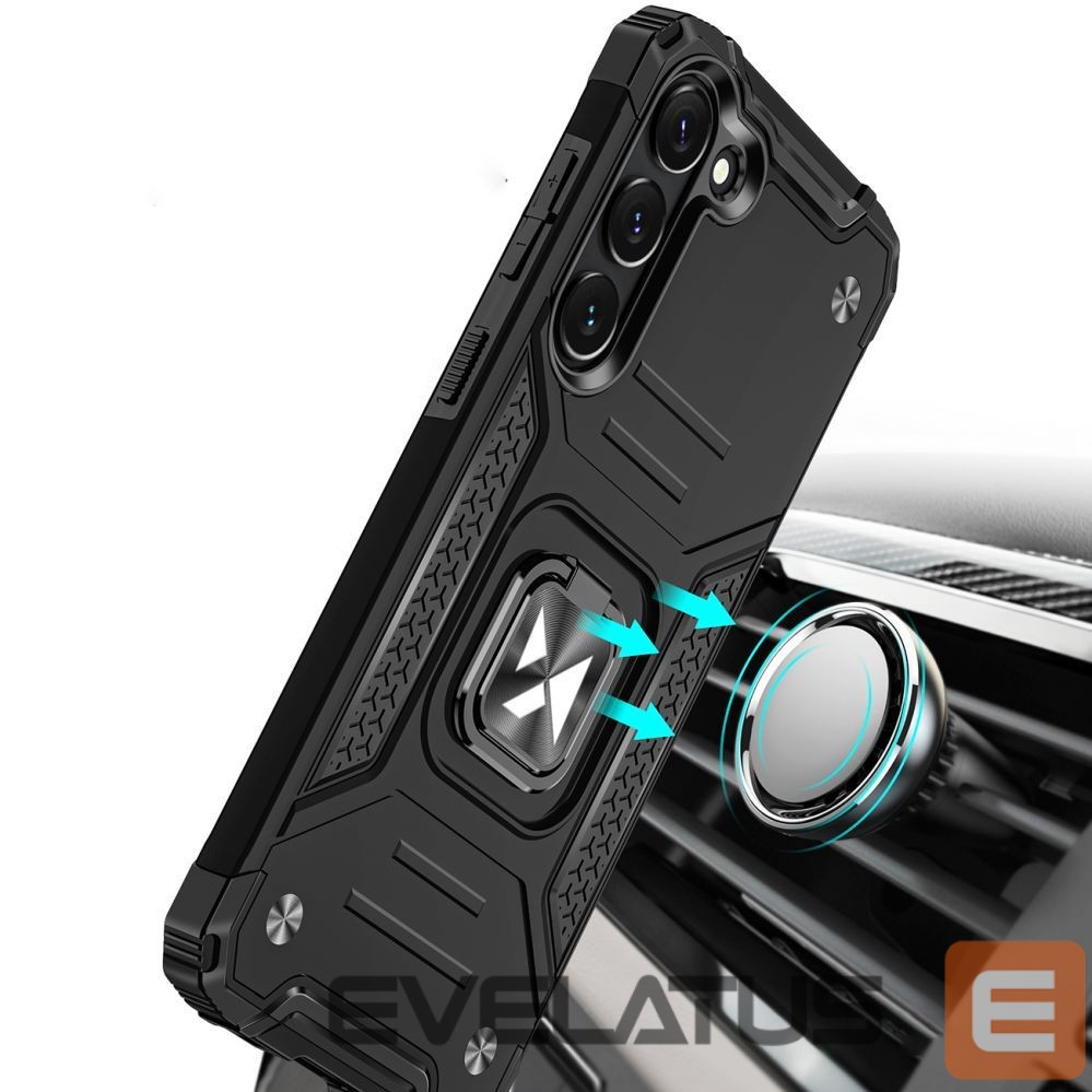 Tagakaaned Wozinsky Wozinsky Ring Armor case for Samsung Galaxy S23 armored cover magnetic holder ring black