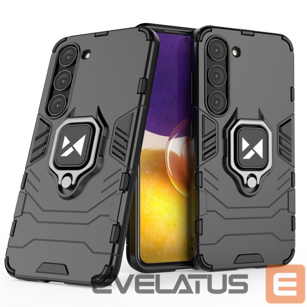 Tagakaaned Wozinsky Wozinsky Ring Armor case for Samsung Galaxy S23 armored cover magnetic holder ring black