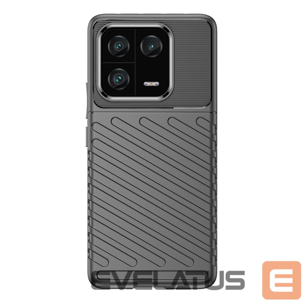 Tagakaaned Hurtel Thunder Case case for Xiaomi 13 Pro silicone armor case black