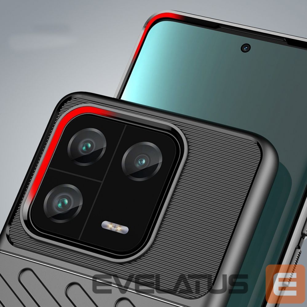 Tagakaaned Hurtel Thunder Case case for Xiaomi 13 Pro silicone armor case black