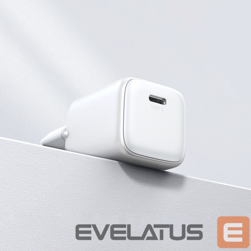 Adaptrid Ugreen Nexode mini CD318 15324 GaN 20W USB-C PD 3.0 / QC 4.0 network charger White