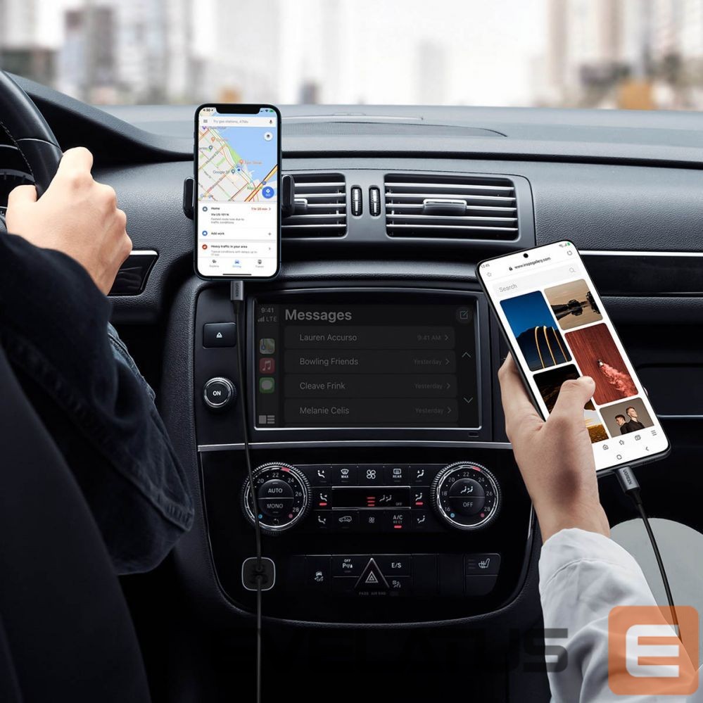 Autolaadijad Ugreen CD130 USB-A / USB-C 30W Car Charger Grey