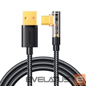 Kaabel Joyroom  Joyroom Gaming Cable S-UC027A6 USB-C (angled) / USB-A (straight) 3A 1.2 m - black 