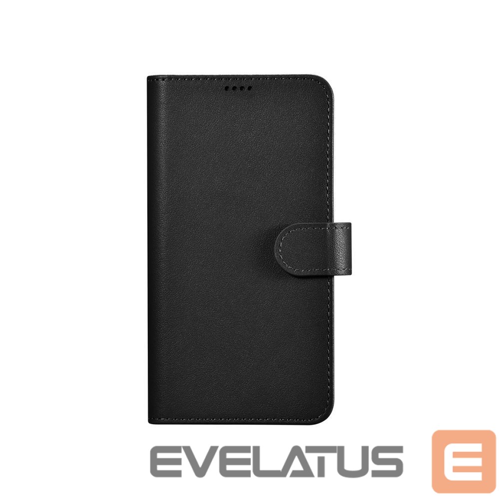 Tagakaaned iCarer iCarer Wallet Case for Samsung Galaxy S23 leather case wallet black