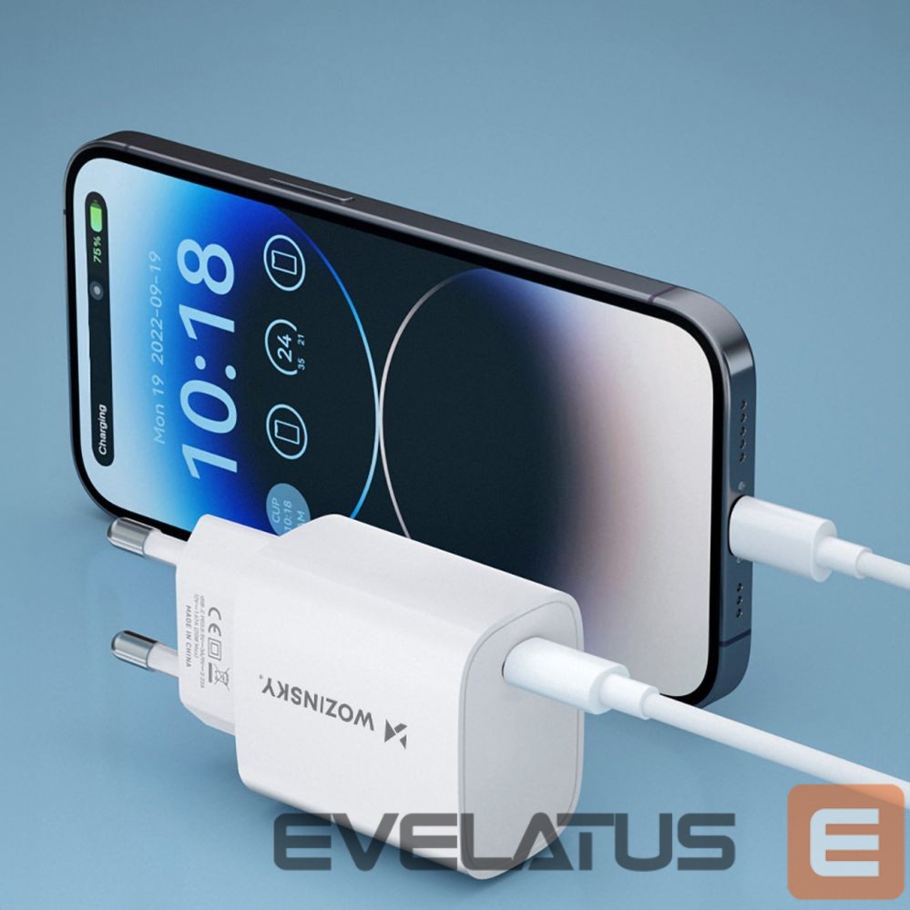 Adaptrid Wozinsky Wozinsky WGWCCW 20W USB-C Wall Charger - White