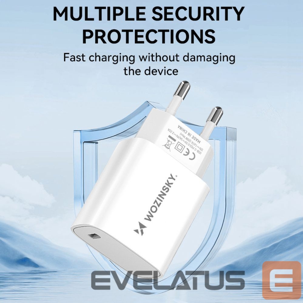 Adaptrid Wozinsky Wozinsky WGWCCW 20W USB-C Wall Charger - White