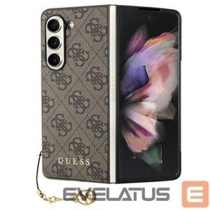 Tagakaaned Guess  Guess GUHCZFD5GF4GBR F946 Z Fold5 brown/brown hardcase 4G Charms Collection 