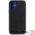 Tagakaaned Audi  Audi Synthetic Leather iPhone 12/12 Pro 6.1" black/black hardcase AU-TPUPCIP12P-TT/D1-BK