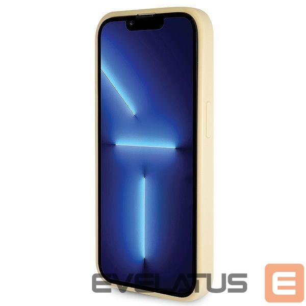 Tagakaaned Guess Guess GUHCP14LHG4SGD case for iPhone 14 Pro - gold Glitter Script Big 4G