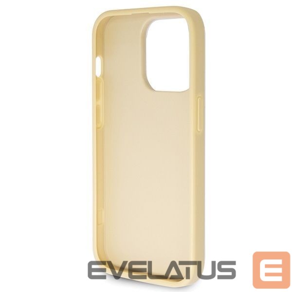 Tagakaaned Guess Guess GUHCP14LHG4SGD case for iPhone 14 Pro - gold Glitter Script Big 4G