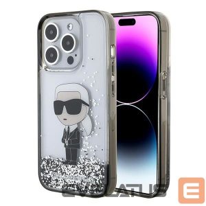 Tagakaaned Karl Lagerfeld  Karl Lagerfeld Liquid Glitter Ikonik case for iPhone 15 Pro - transparent 