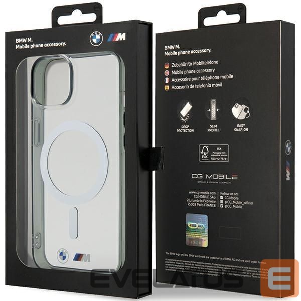 Tagakaaned BMW BMW Silver Ring MagSafe iPhone 15 Case - Clear