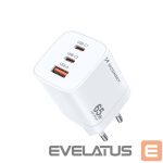 Adaptrid Wozinsky  Wozinsky CGWCW 65W GaN Wall Charger USB-A / 2 x USB-C - White 