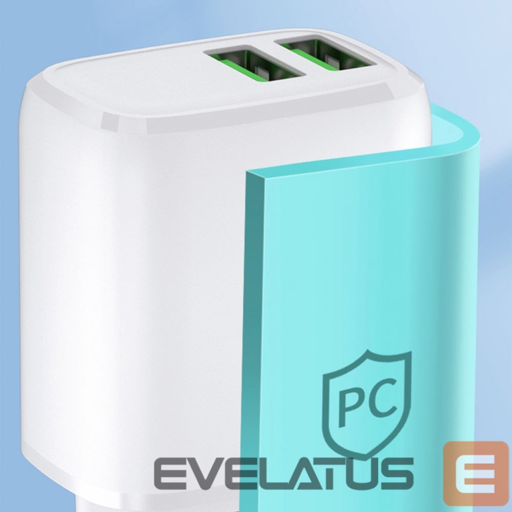 Adaptrid Wozinsky Wozinsky CUWCW 2.4A 2 x USB-A Wall Charger - White