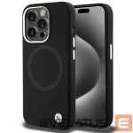 Tagakaaned BMW  BMW Signature Liquid Silicone MagSafe case for iPhone 15 Pro - black 