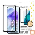 Kaitseklaasid Wozinsky  Wozinsky Tempered Glass Full Glue for Samsung Galaxy A55 with black frame 