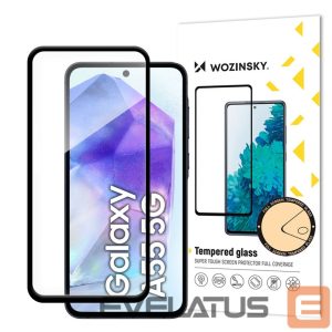 Kaitseklaasid Wozinsky  Wozinsky Tempered Glass Full Glue for Samsung Galaxy A55 with black frame 