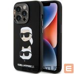 Tagakaaned Karl Lagerfeld Apple Karl Lagerfeld Silicone Karl&Choupette Head case for iPhone 15 Pro - black 