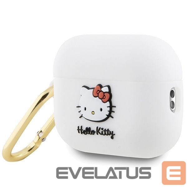 Muu telefoni lisavarustus Hello Kitty Hello Kitty Silicone 3D Kitty Head case for AirPods Pro 2 (2022/2023) - white