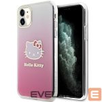Tagakaaned Hello Kitty  Hello Kitty IML Gradient Electrop Kitty Head Case for iPhone 11 / Xr - Pink 