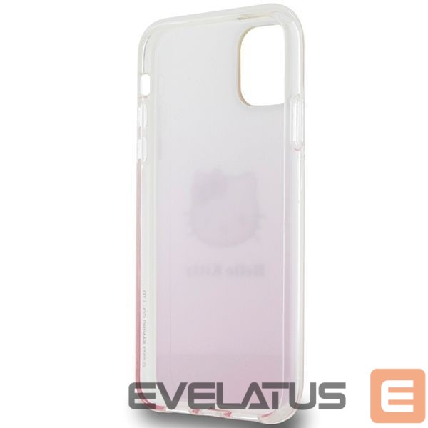Tagakaaned Hello Kitty Hello Kitty IML Gradient Electrop Kitty Head Case for iPhone 11 / Xr - Pink