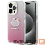 Tagakaaned Hello Kitty  Hello Kitty IML Gradient Electrop Kitty Head case for iPhone 13 Pro / 13 - pink 