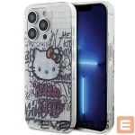 Tagakaaned Hello Kitty  Hello Kitty IML Kitty On Bricks Graffiti case for iPhone 13 Pro / 13 - white 