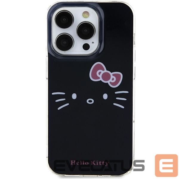 Tagakaaned Hello Kitty Hello Kitty IML Kitty Face case for iPhone 13 Pro Max - black