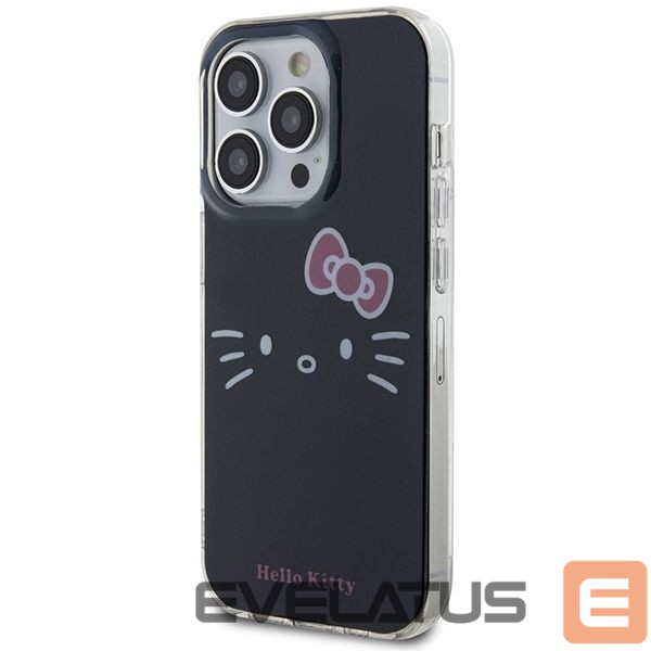 Tagakaaned Hello Kitty Hello Kitty IML Kitty Face case for iPhone 13 Pro Max - black