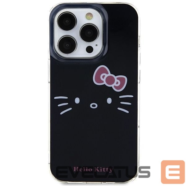 Tagakaaned Hello Kitty Hello Kitty IML Kitty Face case for iPhone 14 Pro - black